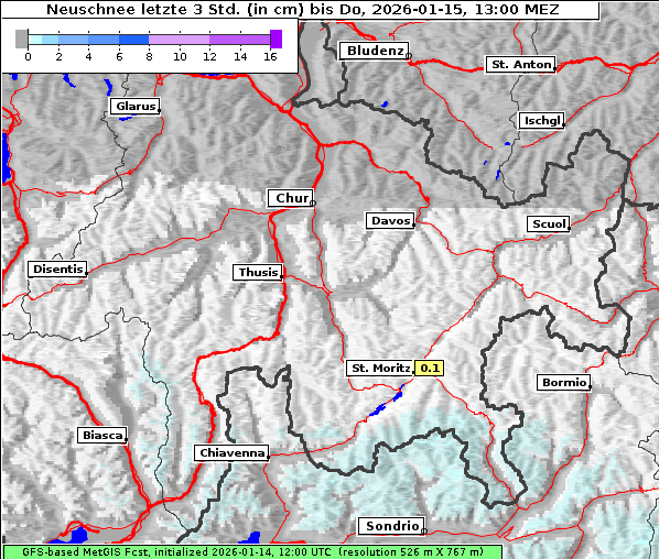 Neuschnee, 15. 1. 2026