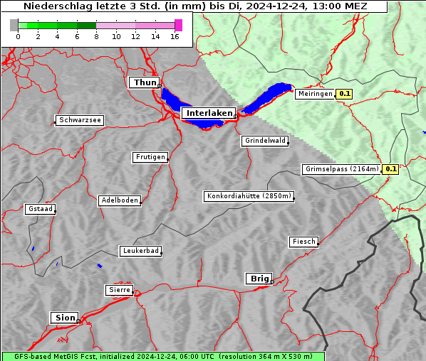 Niederschlag, 24. 12. 2024