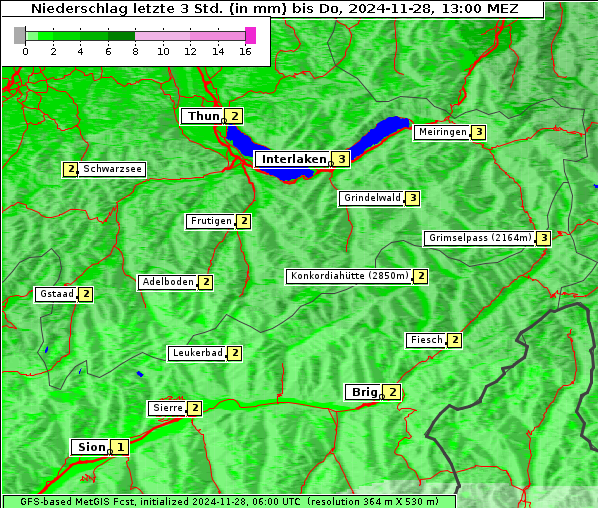 Niederschlag, 28. 11. 2024