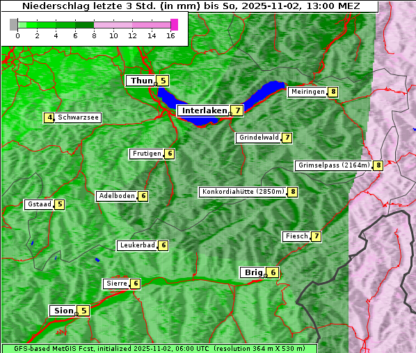 Niederschlag, 2. 11. 2025