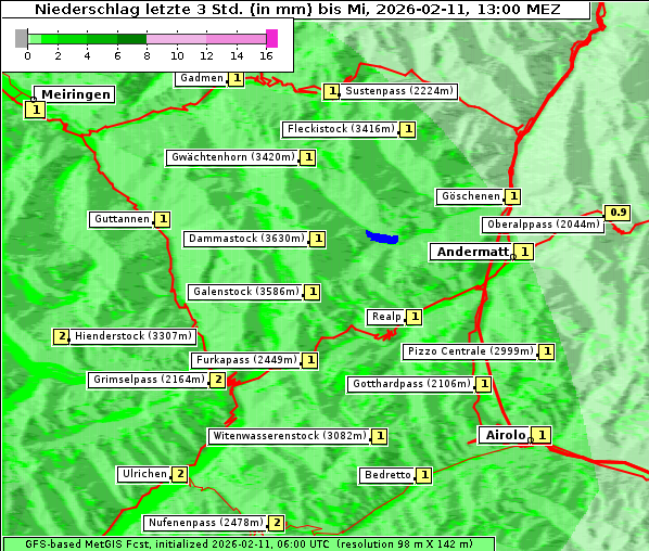 Niederschlag, 11. 2. 2026
