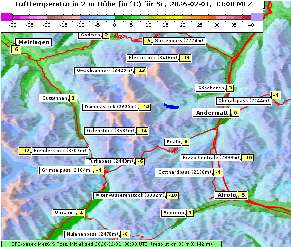 Temperatur, 1. 2. 2026