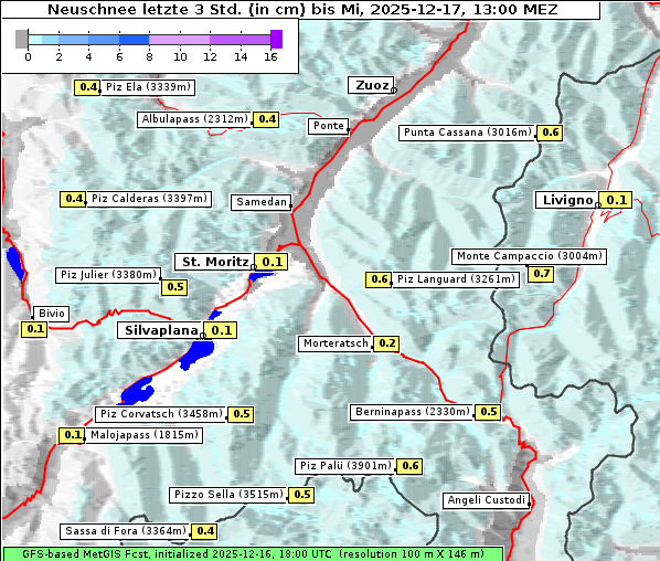 Neuschnee, 17. 12. 2025