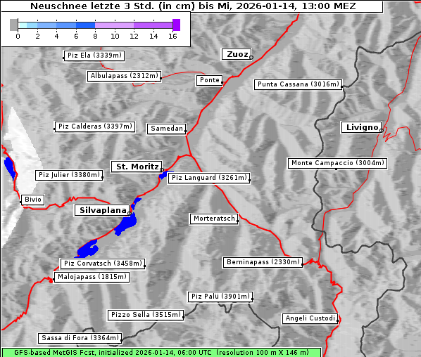 Neuschnee, 14. 1. 2026