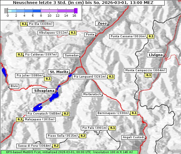 Neuschnee, 1. 3. 2026