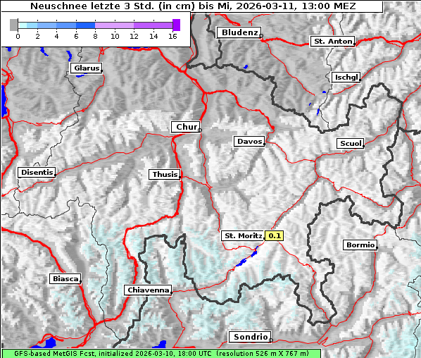 Neuschnee, 11. 3. 2026