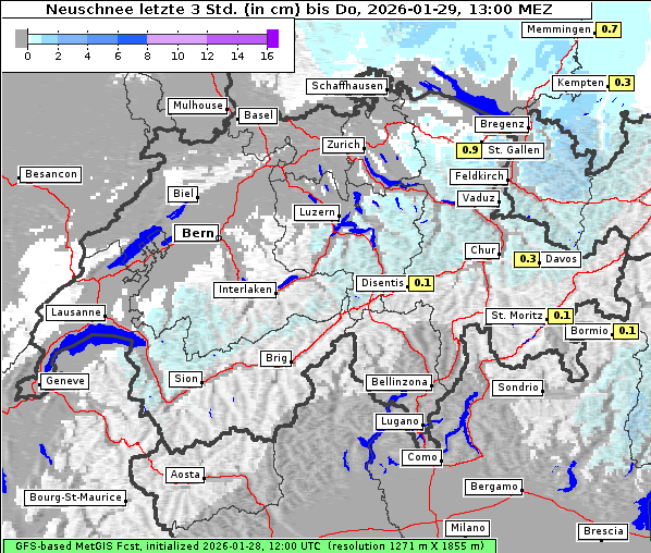 Neuschnee, 29. 1. 2026