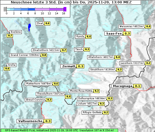 Neuschnee, 20. 11. 2025