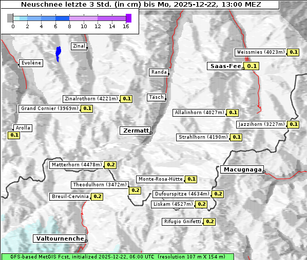 Neuschnee, 22. 12. 2025