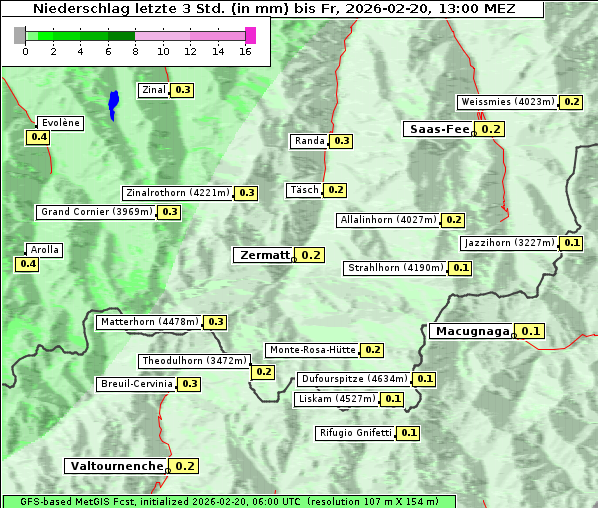 Niederschlag, 20. 2. 2026