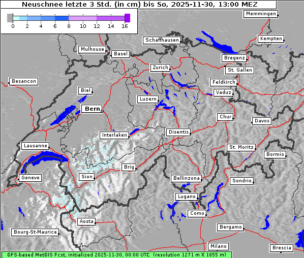 Neuschnee, 30. 11. 2025