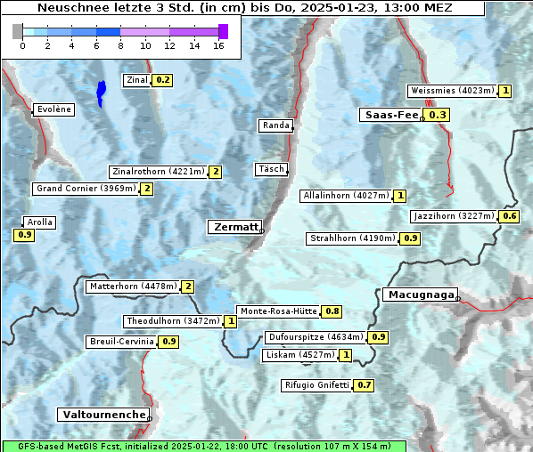 Neuschnee, 23. 1. 2025