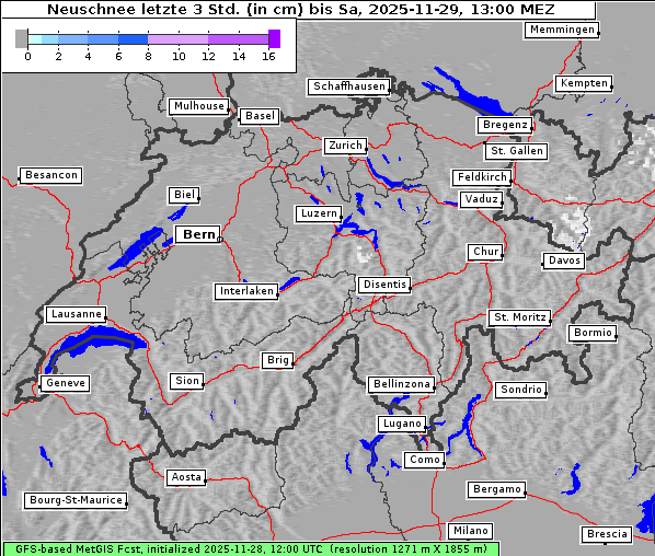 Neuschnee, 29. 11. 2025