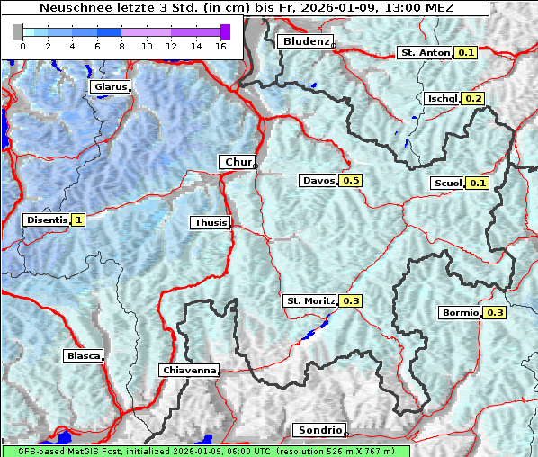 Neuschnee, 9. 1. 2026