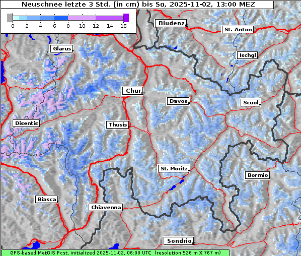 Neuschnee, 2. 11. 2025