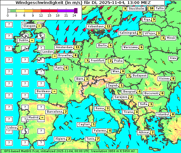 Wind, 4. 11. 2025