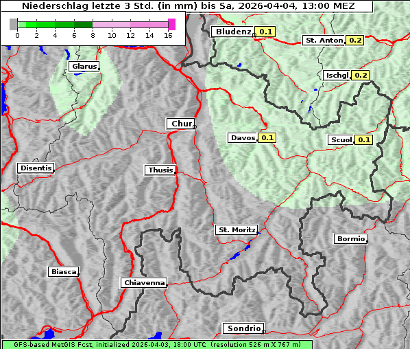 Niederschlag, 4. 4. 2026