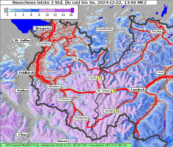 Neuschnee, 22. 12. 2024