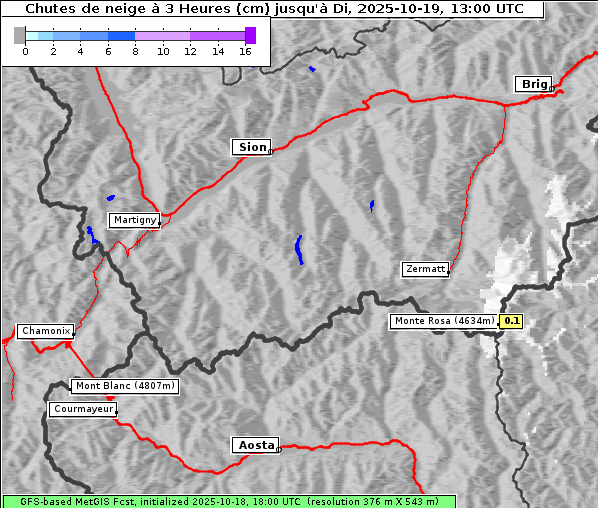 Neuschnee, 19. 10. 2025