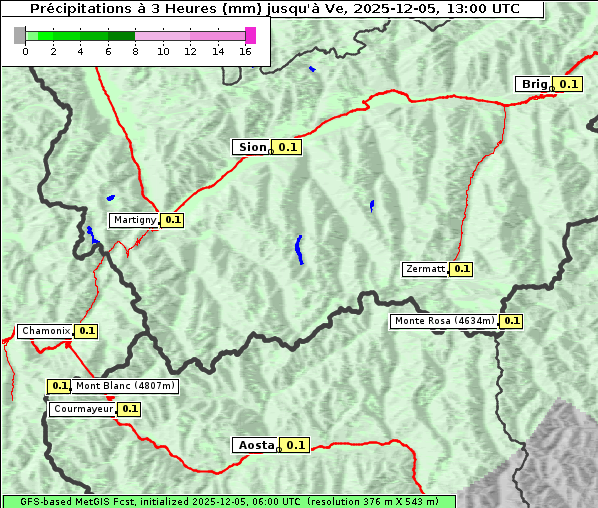 Niederschlag, 5. 12. 2025
