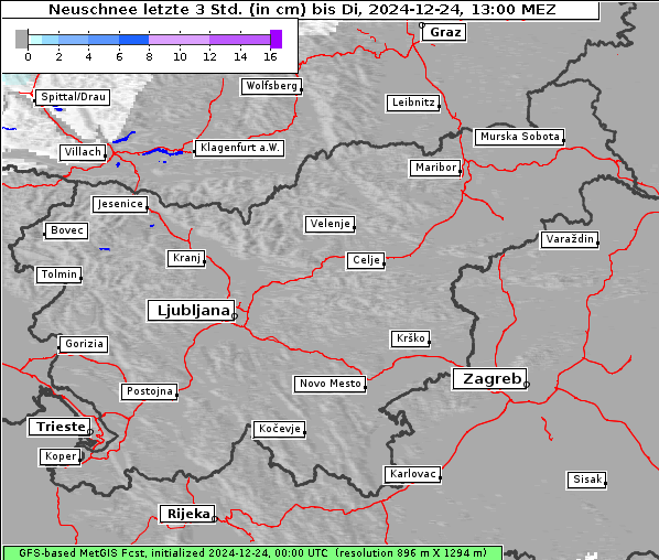 Neuschnee, 24. 12. 2024