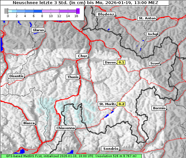 Neuschnee, 19. 1. 2026