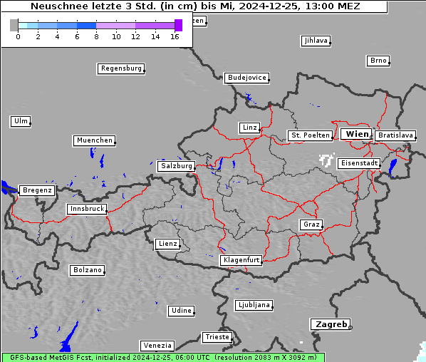 Neuschnee, 25. 12. 2024