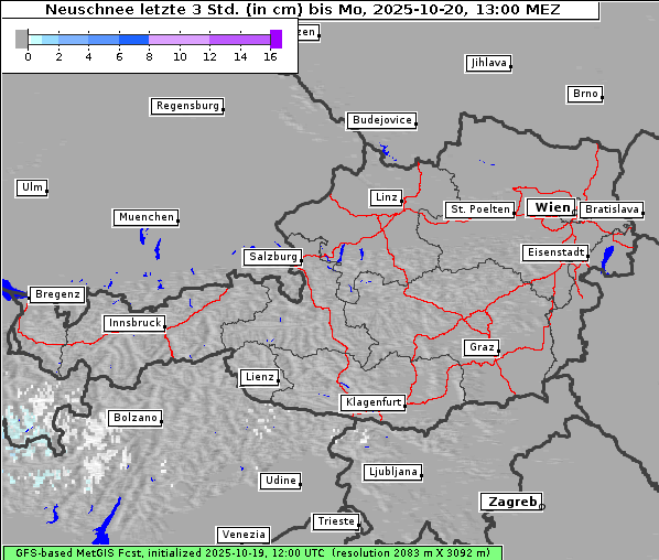 Neuschnee, 20. 10. 2025