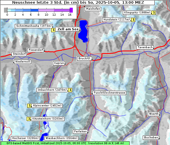 Neuschnee, 5. 10. 2025