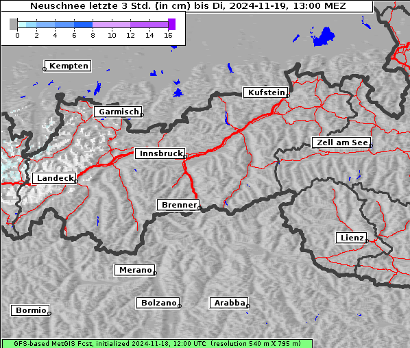 Neuschnee, 19. 11. 2024