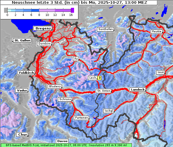 Neuschnee, 27. 10. 2025