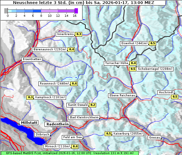 Neuschnee, 17. 1. 2026