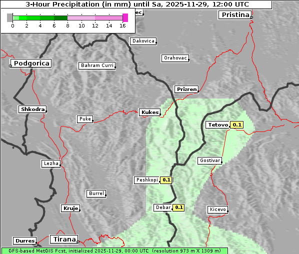 Niederschlag, 29. 11. 2025