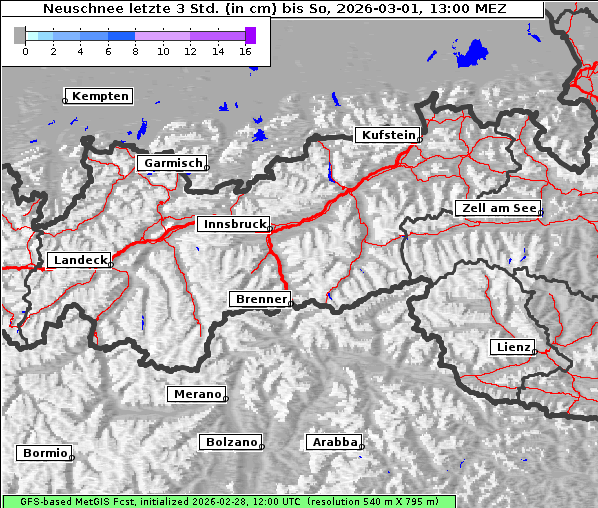 Neuschnee, 1. 3. 2026