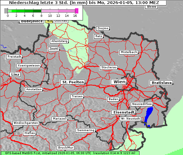 Niederschlag, 5. 1. 2026