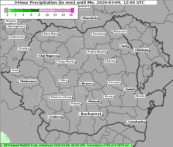 Niederschlag, 9. 3. 2026
