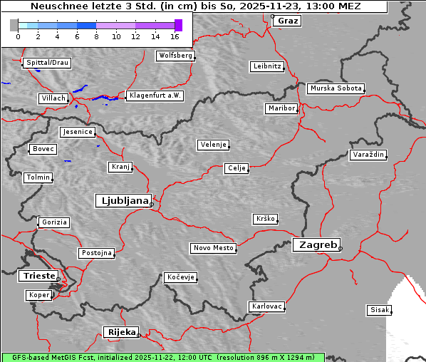 Neuschnee, 23. 11. 2025