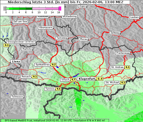Niederschlag, 6. 2. 2026