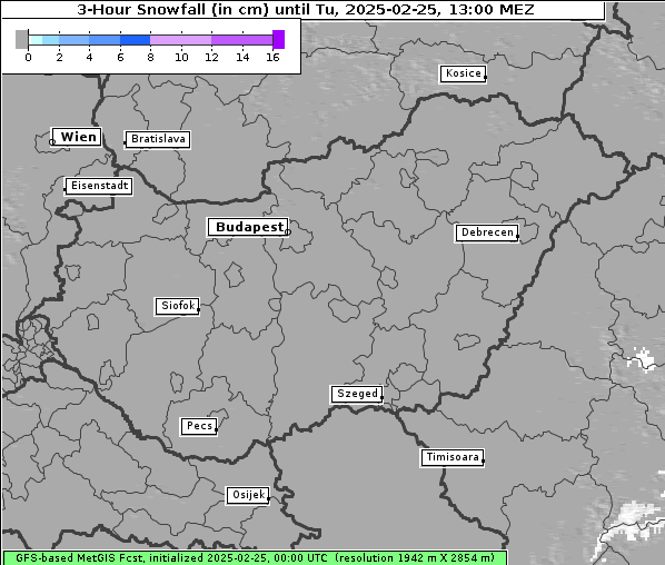 Neuschnee, 25. 2. 2025