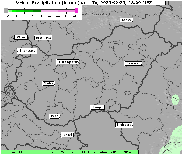 Niederschlag, 25. 2. 2025