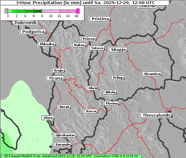 Niederschlag, 20. 12. 2025