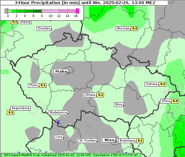 Niederschlag, 26. 2. 2025