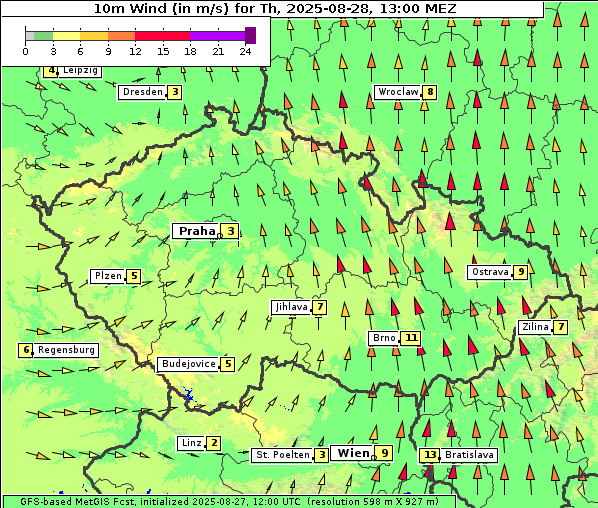 Wind, 28. 8. 2025