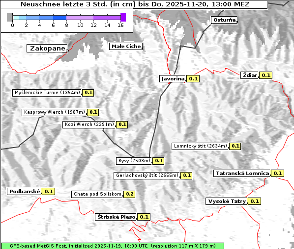 Neuschnee, 20. 11. 2025