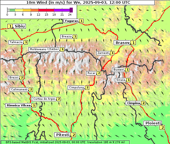 Wind, 3. 9. 2025