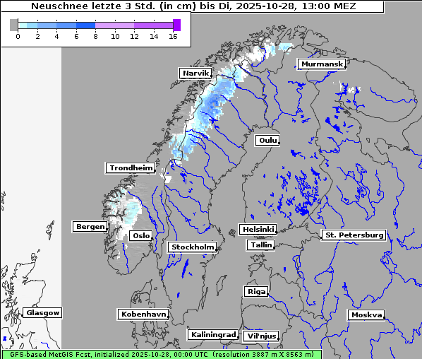 Neuschnee, 28. 10. 2025