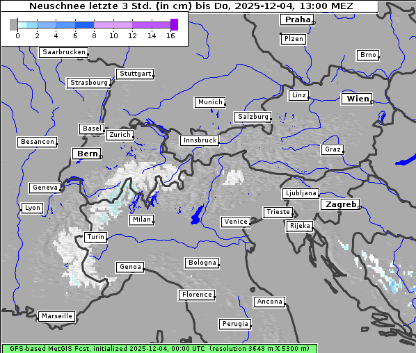 Neuschnee, 4. 12. 2025