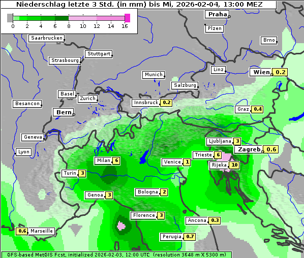 Niederschlag, 4. 2. 2026
