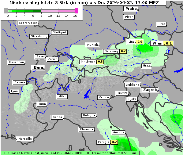 Niederschlag, 2. 4. 2026