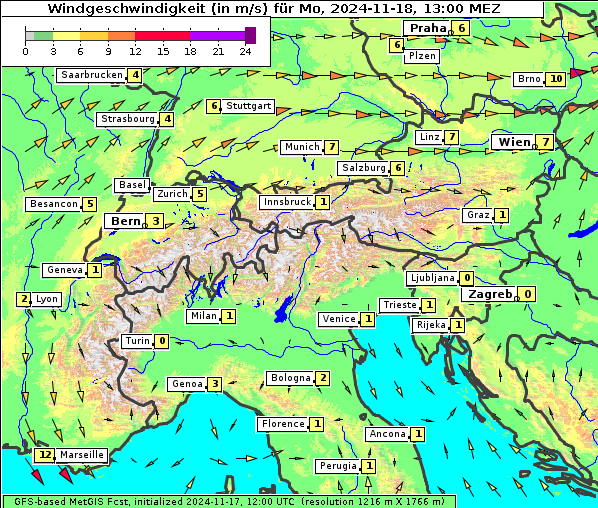 Wind, 18. 11. 2024